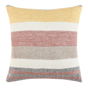 BW Crawford Yellow Multi 22x22 Throw Pillow (Set of 2) - Ornate Home