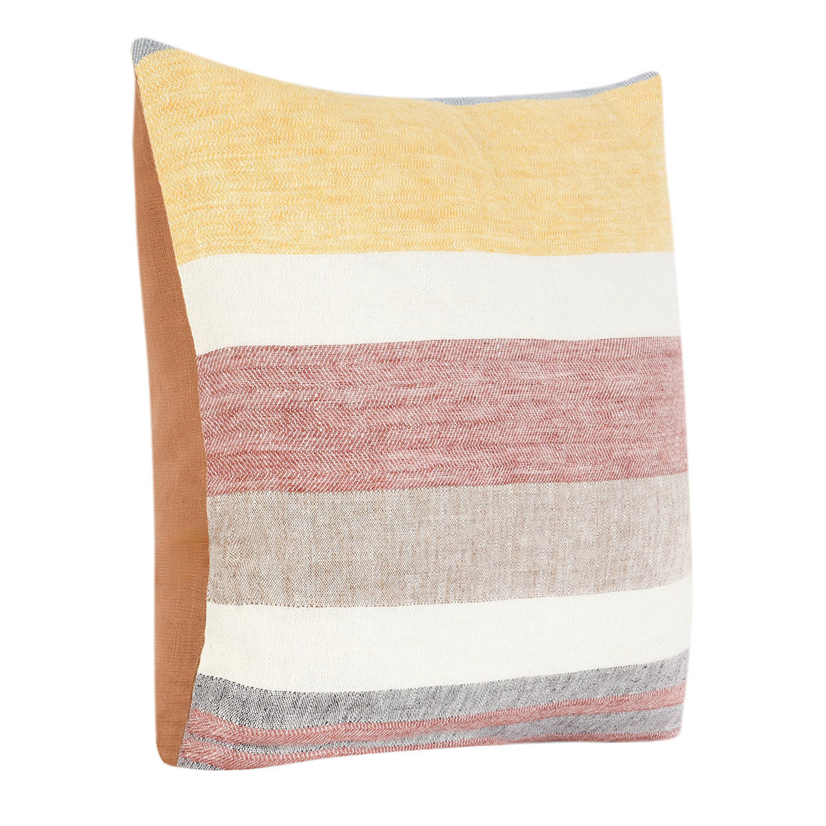 BW Crawford Yellow Multi 22x22 Throw Pillow (Set of 2) - Ornate Home