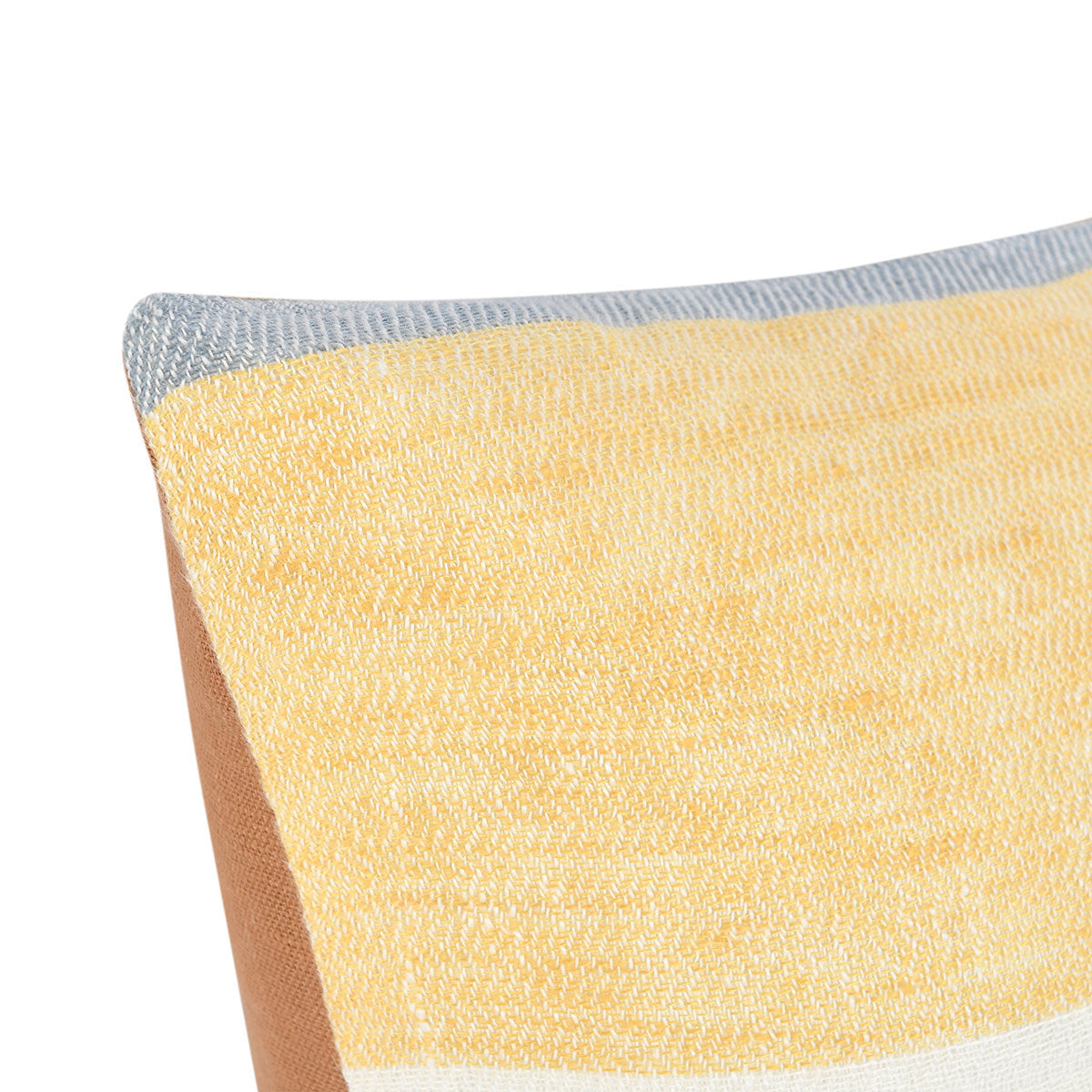 BW Crawford Yellow Multi 22x22 Throw Pillow (Set of 2) - Ornate Home