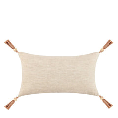 BW Sherry Solid Natural/Hazel 14x26 Throw Pillow (Set of 2) - Ornate Home