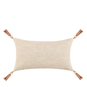 BW Sherry Solid Natural/Hazel 14x26 Throw Pillow (Set of 2) - Ornate Home