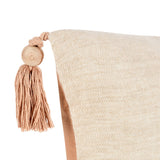 BW Sherry Solid Natural/Hazel 14x26 Throw Pillow (Set of 2) - Ornate Home
