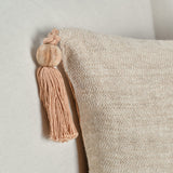 BW Sherry Solid Natural/Hazel 14x26 Throw Pillow (Set of 2) - Ornate Home