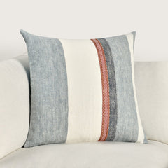 BW Taylor Blue Multi 22x22 Throw Pillow (Set of 2) - Ornate Home