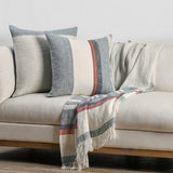 BW Taylor Blue Multi 22x22 Throw Pillow (Set of 2) - Ornate Home