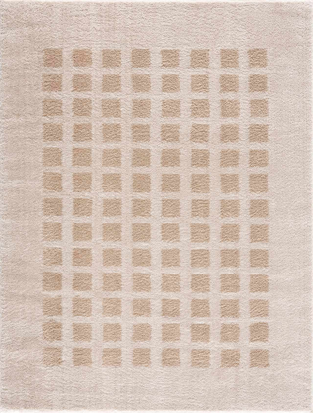 Baback Beige Washable Area Rug - Ornate Home