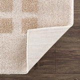 Baback Beige Washable Area Rug - Ornate Home