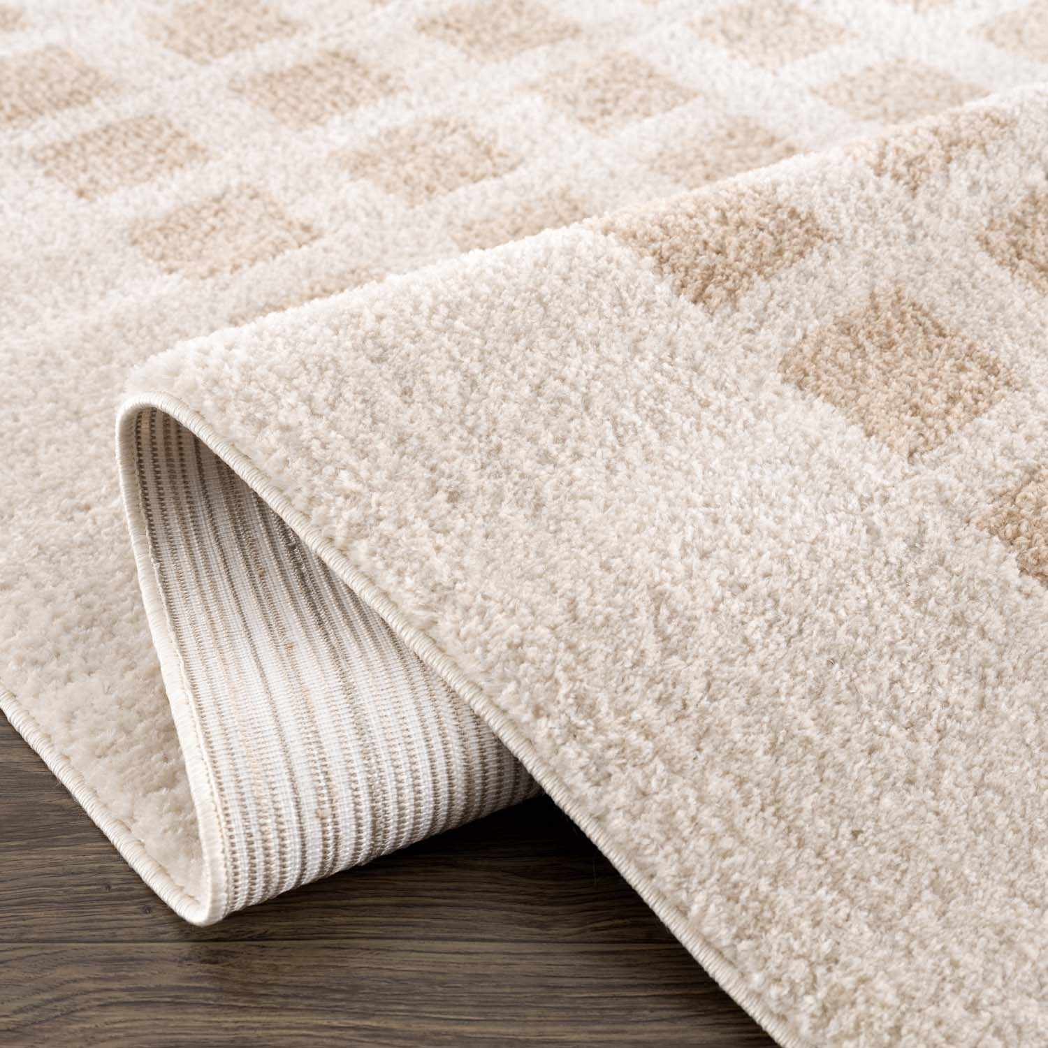Baback Beige Washable Area Rug - Ornate Home