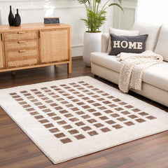 Baback Brown Washable Area Rug - Ornate Home