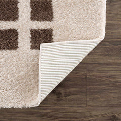 Baback Brown Washable Area Rug - Ornate Home