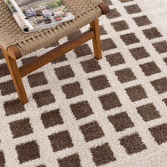 Baback Brown Washable Area Rug - Ornate Home