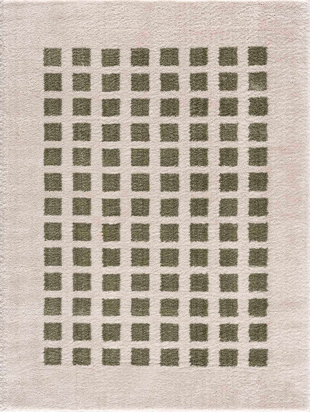 Baback Green Washable Area Rug - Ornate Home