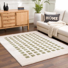 Baback Green Washable Area Rug - Ornate Home