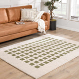 Baback Green Washable Area Rug - Ornate Home
