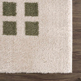 Baback Green Washable Area Rug - Ornate Home