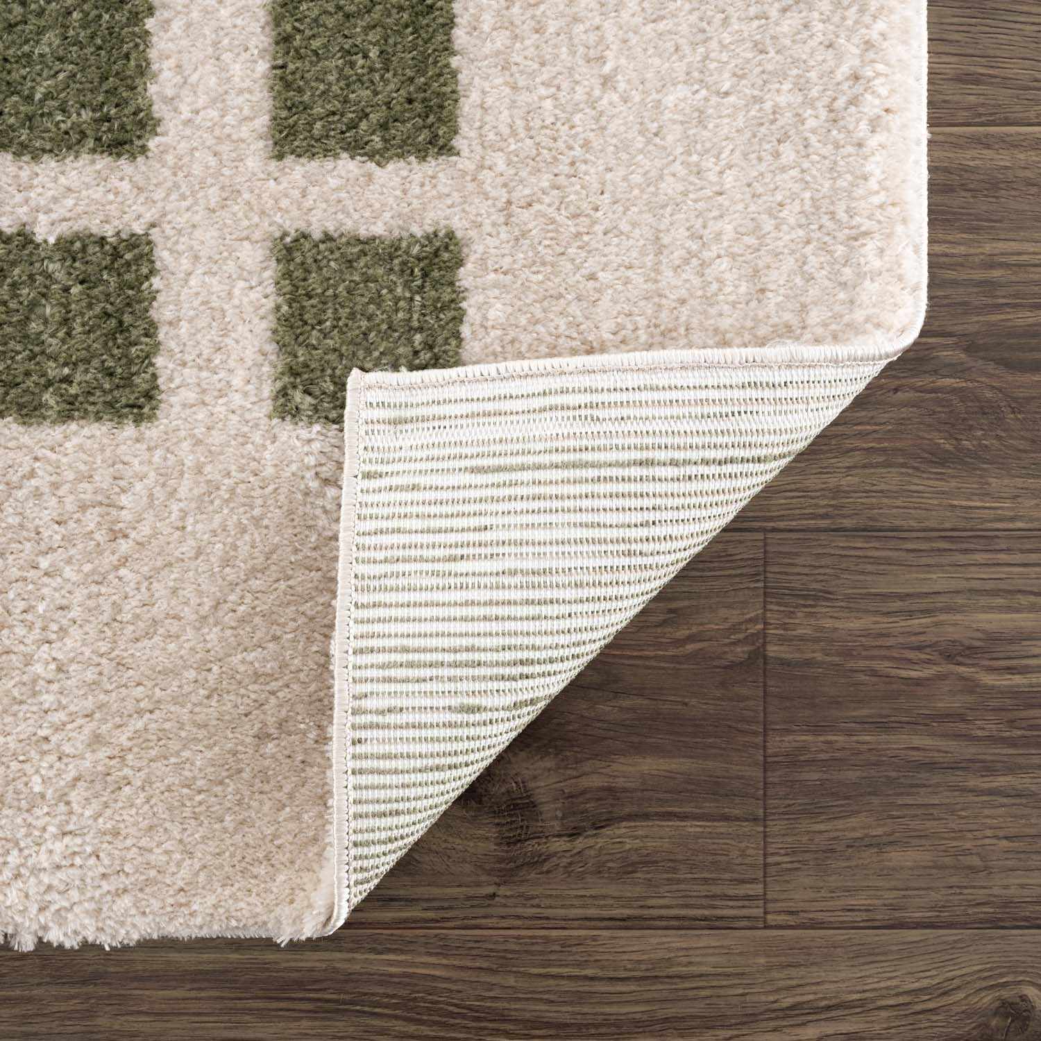 Baback Green Washable Area Rug - Ornate Home