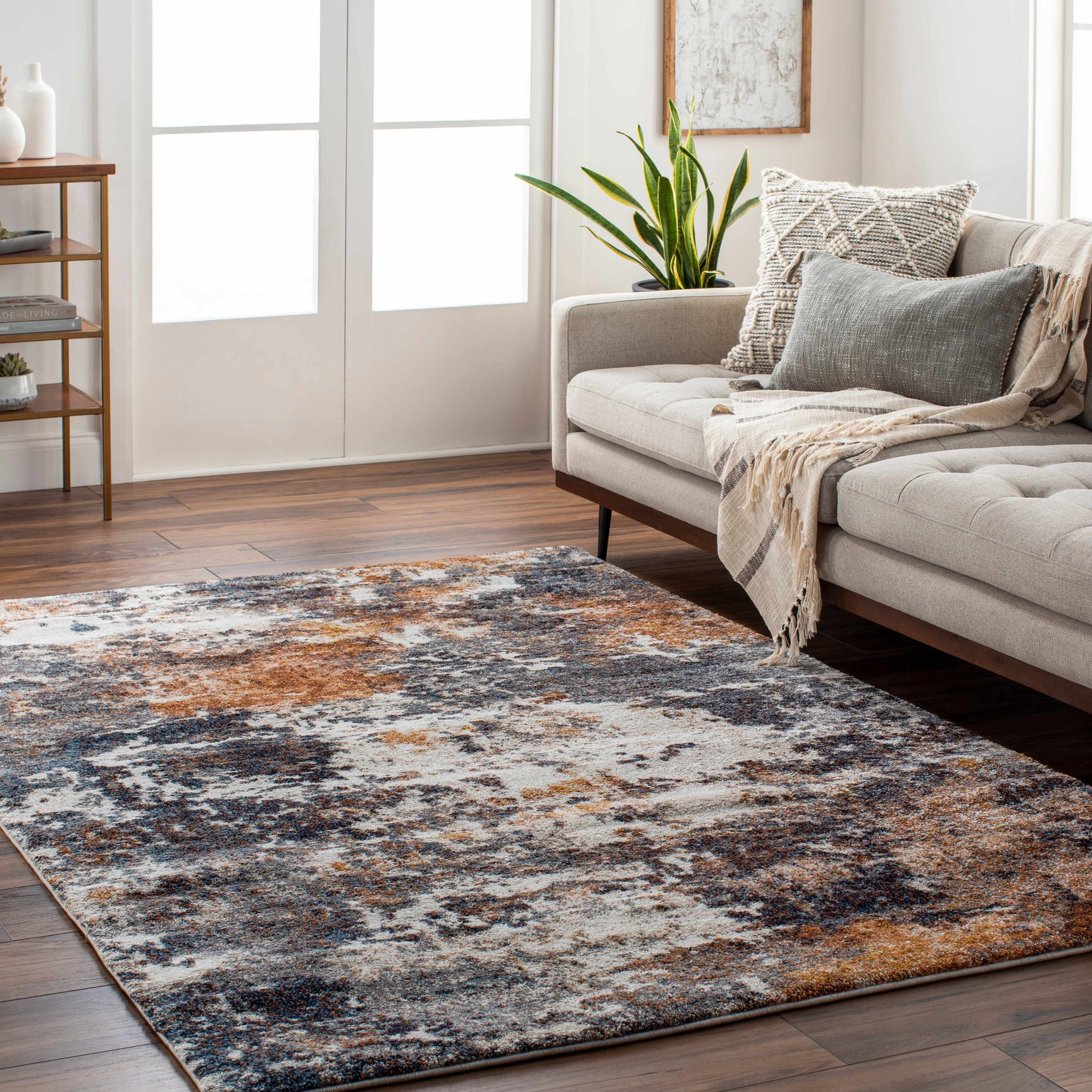 Babatngon Rock Pattern Luxe Rug - Ornate Home
