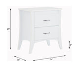 Babb White Accent Table - Ornate Home