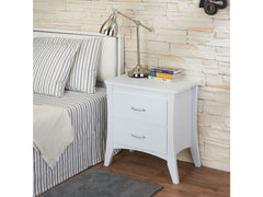 Babb White Accent Table - Ornate Home