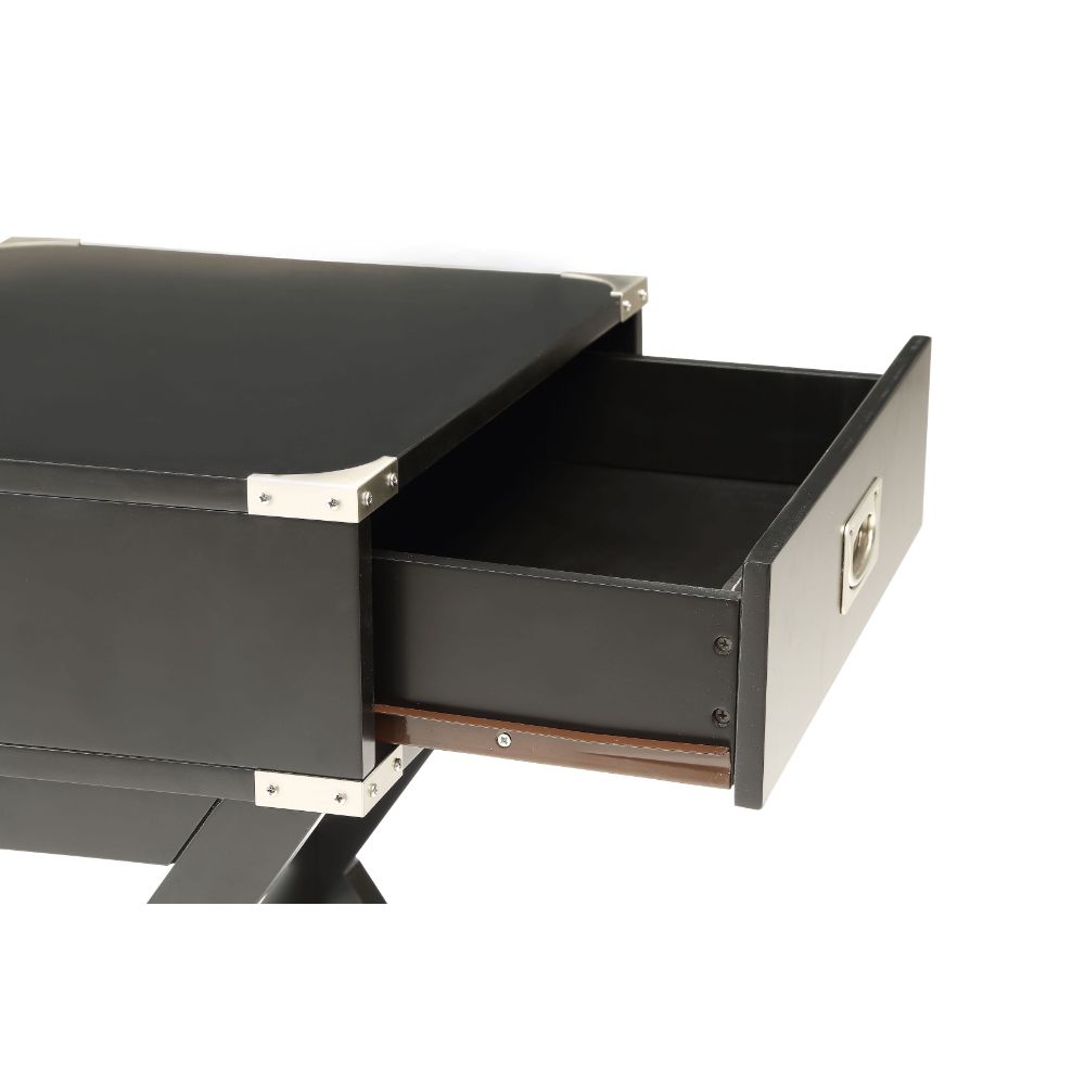 Babs Black End Table - Ornate Home