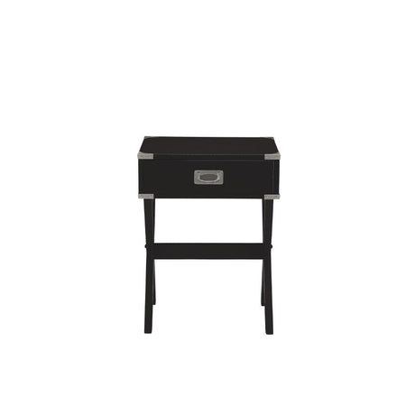 Babs Black End Table - Ornate Home