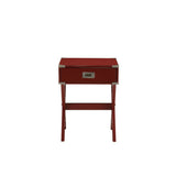 Babs Red End Table - Ornate Home