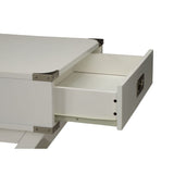 Babs White End Table - Ornate Home