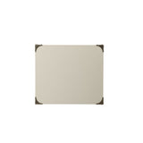 Babs White End Table - Ornate Home