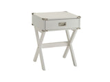 Babs White End Table - Ornate Home