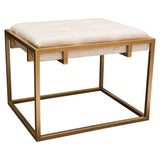 Babylon Sand Accent Ottoman - Ornate Home