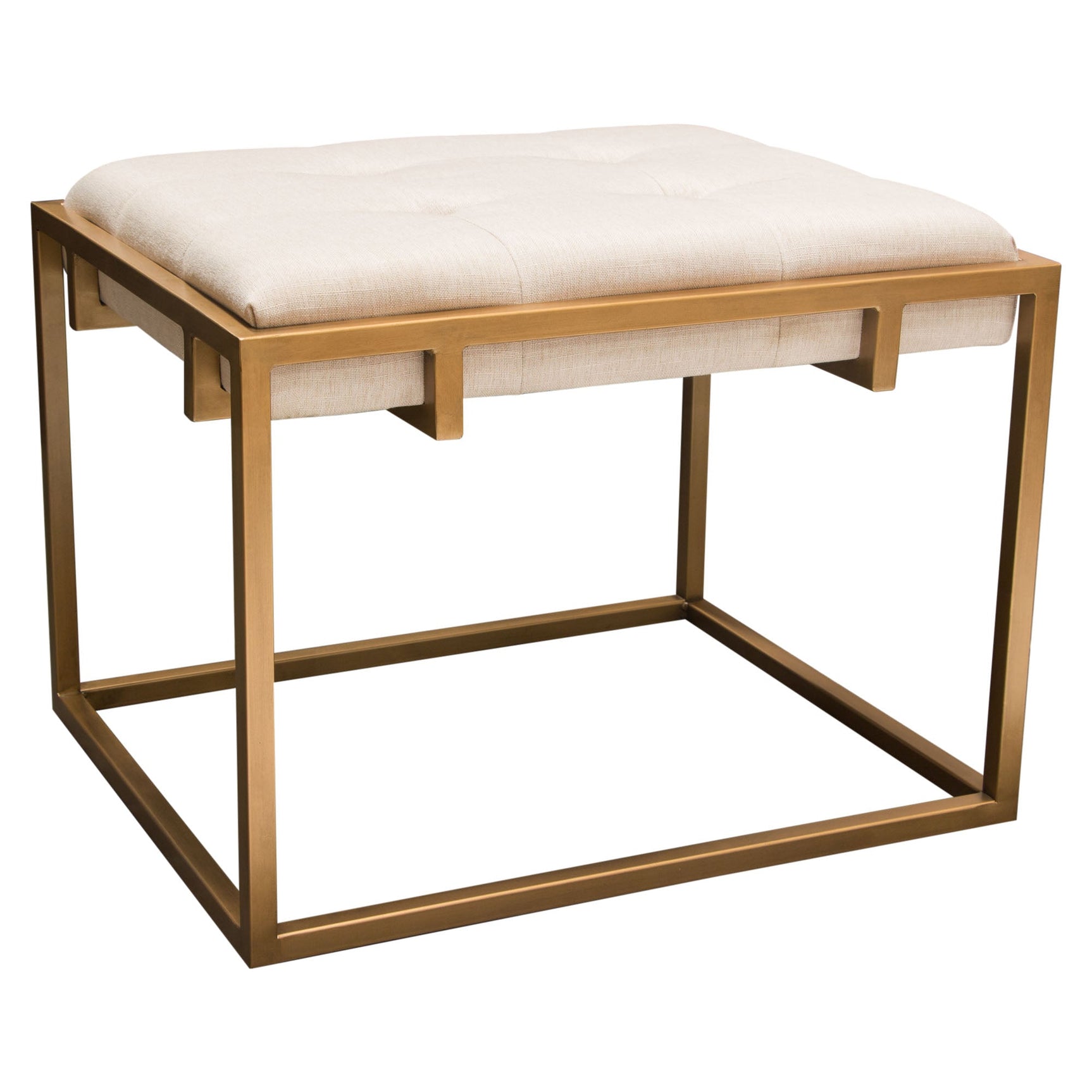 Babylon Sand Accent Ottoman - Ornate Home