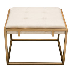 Babylon Sand Accent Ottoman - Ornate Home