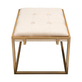 Babylon Sand Accent Ottoman - Ornate Home