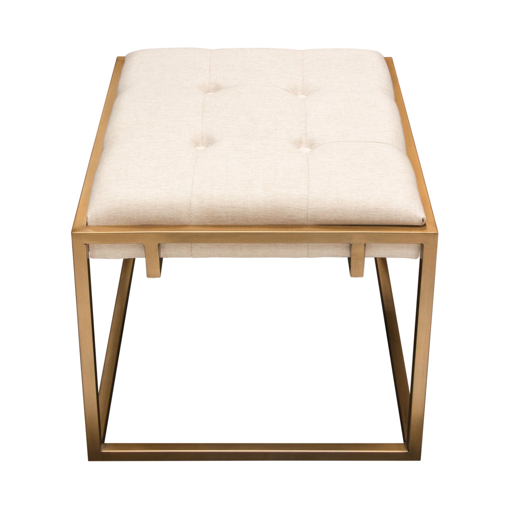 Babylon Sand Accent Ottoman - Ornate Home