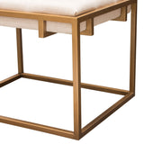 Babylon Sand Accent Ottoman - Ornate Home