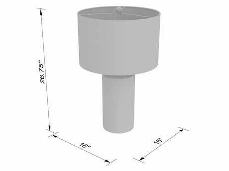 Bacabac Table Lamp - Clearance - Ornate Home