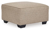 Baceno Hemp Oversized Ottoman (Online Special Price) - Ornate Home