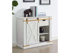 Bacerra Antique White/Gold Sofa Table - Ornate Home