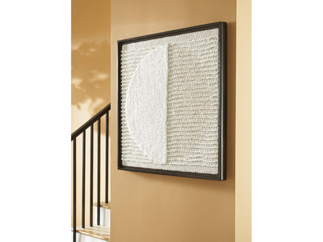 Bachard Tan/White Wall Decor (Online Special Price) - Ornate Home