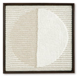 Bachard Tan/White Wall Decor (Online Special Price) - Ornate Home