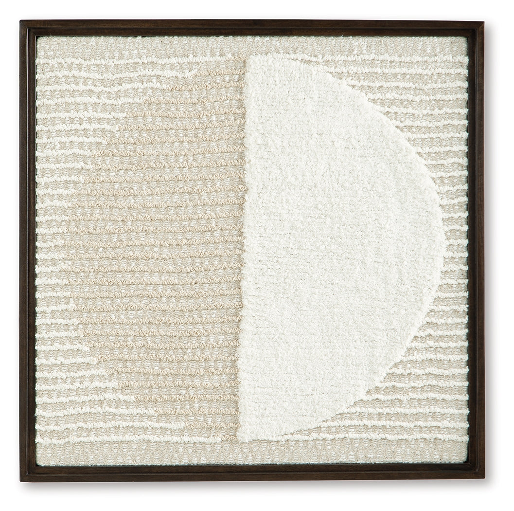 Bachard Tan/White Wall Decor (Online Special Price) - Ornate Home