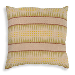 Backgammon Pink/Yellow Petal Outdoor Pillow - Ornate Home