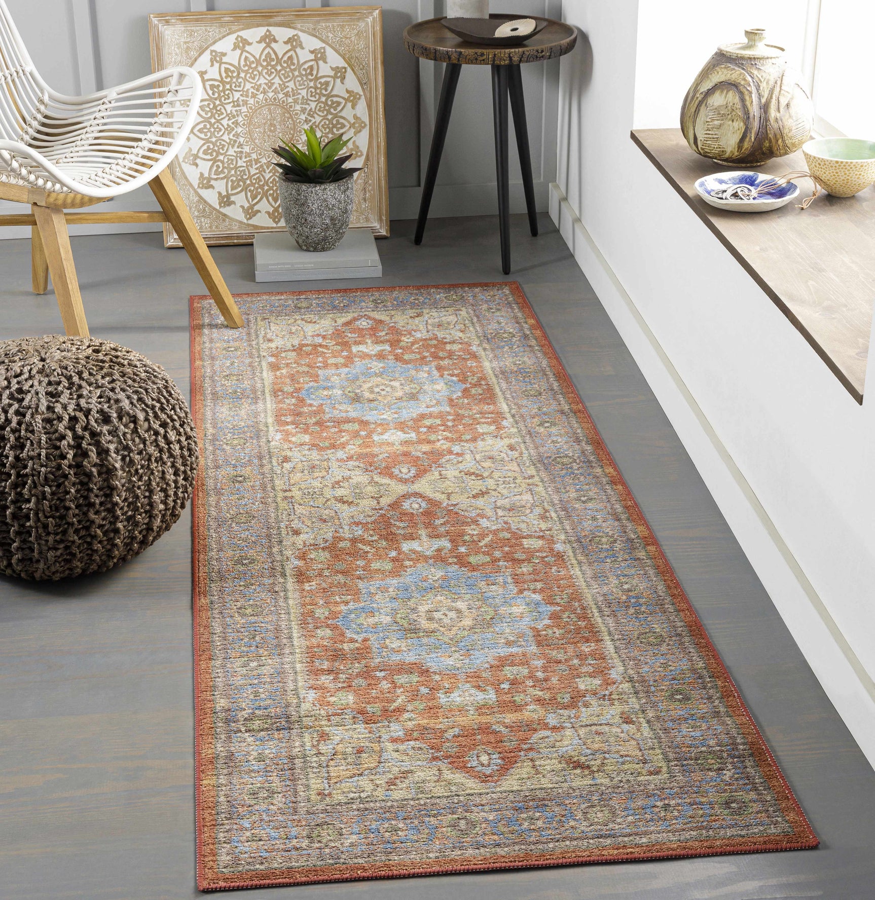 Bacoor Washable Area Rug - Clearance - Ornate Home
