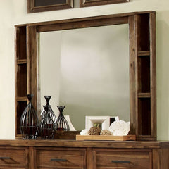 Baddock Antique Oak Mirror - Ornate Home