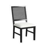Bahama Breeze Black/White Dining Chair (Set of 2) - Ornate Home