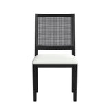 Bahama Breeze Black/White Dining Chair (Set of 2) - Ornate Home