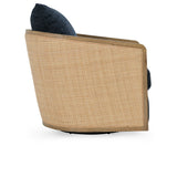 Bahama Estate Blue Swivel Accent Chair - Ornate Home