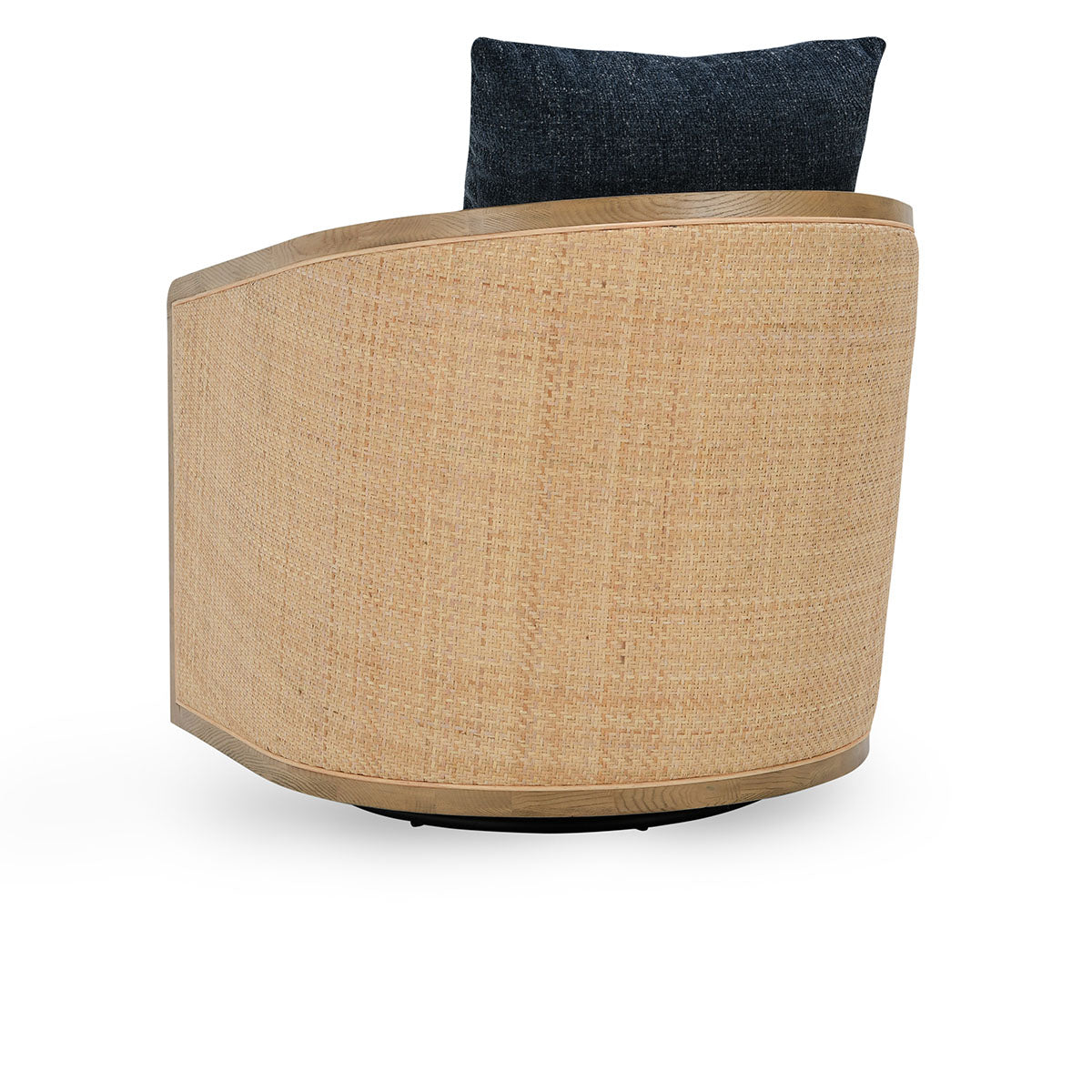 Bahama Estate Blue Swivel Accent Chair - Ornate Home