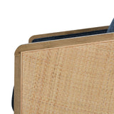 Bahama Estate Blue Swivel Accent Chair - Ornate Home