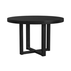 Bahama Breeze Black 47.5" Round Dining Table